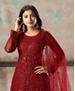 Picture of Ravishing Red Straight Cut Salwar Kameez