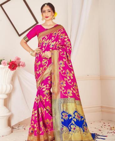 Picture of Magnificent Rani Pink Casual Saree