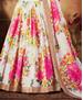 Picture of Delightful White & Multi Lehenga Choli