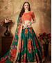 Picture of Magnificent Pine Green Lehenga Choli