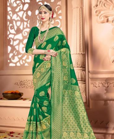 Picture of Lovely Green Casual Saree