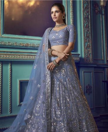 Picture of Taking Blue Lehenga Choli