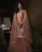 Picture of Appealing Peach Straight Cut Salwar Kameez