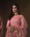 Picture of Resplendent Pink Straight Cut Salwar Kameez