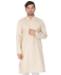 Picture of Well Formed Cream Kurtas