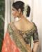 Picture of Excellent Peach Silk Saree