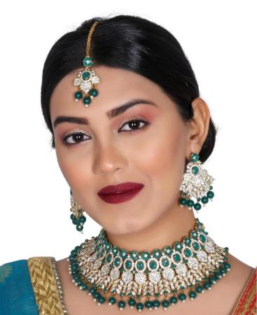 Picture of Radiant Green Necklace Set