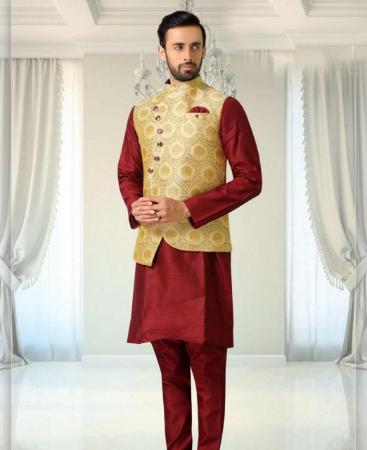 Picture of Comely Maroon Kurtas