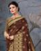 Picture of Bewitching Brown Casual Saree