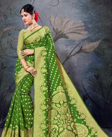 Picture of Marvelous Green Casual Saree