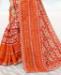 Picture of Marvelous Orange & Red Casual Saree