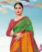 Picture of Grand Green & Yellow Casual Saree