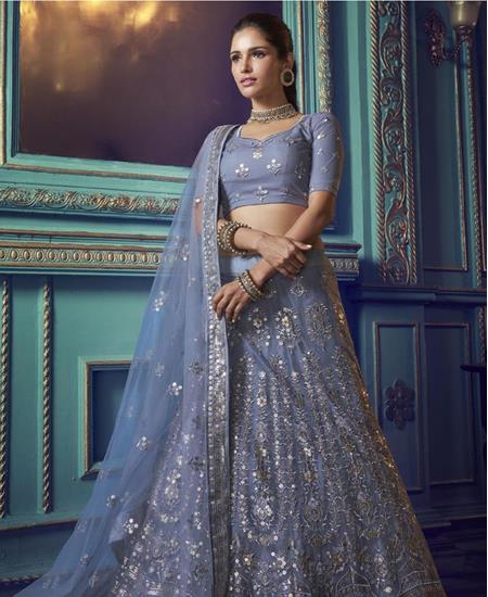 Picture of Taking Blue Lehenga Choli