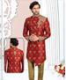 Picture of Stunning Maroon Sherwani