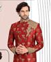 Picture of Stunning Maroon Sherwani