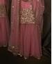 Picture of Resplendent Pink Straight Cut Salwar Kameez