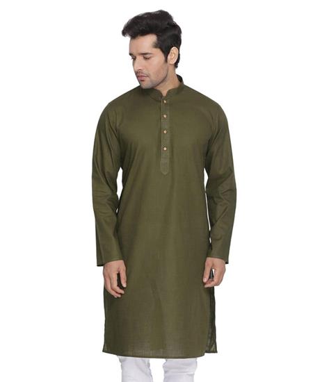 Picture of Appealing Olive Green Kurtas