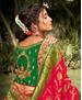 Picture of Pleasing Pink+green Silk Saree