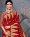 Picture of Beautiful Red Casual Saree