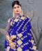 Picture of Good Looking Royal Blue Casual Saree