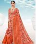 Picture of Sightly Red & Cream Casual Saree