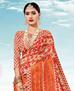 Picture of Sightly Red & Cream Casual Saree