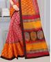 Picture of Grand Red & Mustard Casual Saree