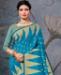 Picture of Well Formed Sky Blue Casual Saree