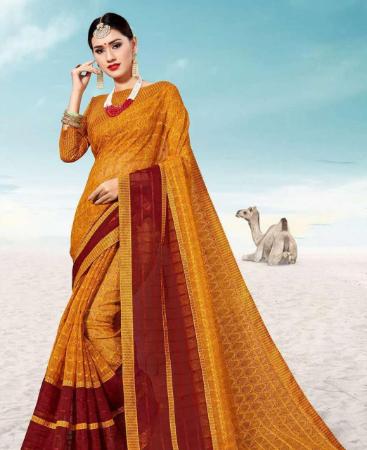 Picture of Admirable Yellow Casual Saree