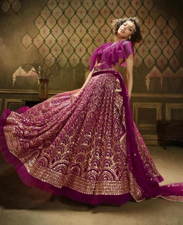 Picture of Pleasing Rani Pink Lehenga Choli