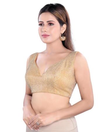 Picture of Good Looking Gold Designer Blouse