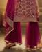 Picture of Enticing Dark Pink Straight Cut Salwar Kameez