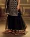 Picture of Well Formed Black Straight Cut Salwar Kameez