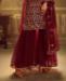 Picture of Radiant Maroon Straight Cut Salwar Kameez