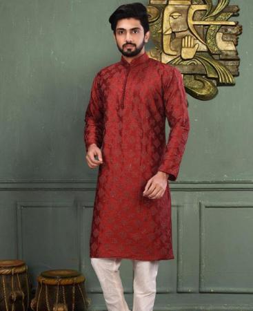 Picture of Exquisite Red Kurtas