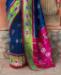 Picture of Comely Blue Silk Saree