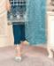 Picture of Classy Blue Straight Cut Salwar Kameez