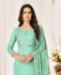 Picture of Radiant Aqua Cotton Salwar Kameez