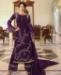 Picture of Charming Purple Straight Cut Salwar Kameez