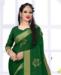 Picture of Comely Botel Green Casual Saree