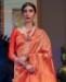 Picture of Alluring Orange Casual Saree