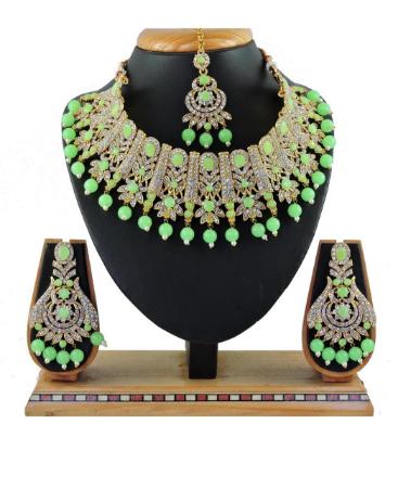 Picture of Sightly Mint Green Necklace Set