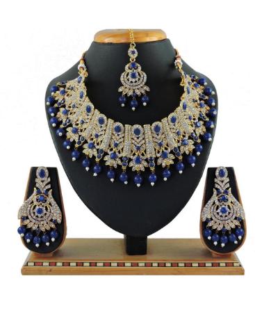 Picture of Shapely Blue Necklace Set