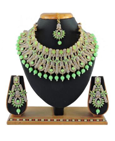 Picture of Magnificent Mint Green Necklace Set