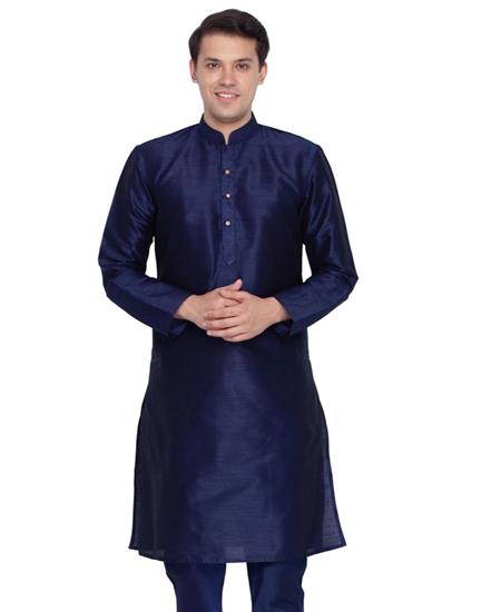 Picture of Statuesque Navy Blue Kurtas