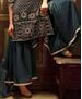 Picture of Comely Dark Grey Straight Cut Salwar Kameez