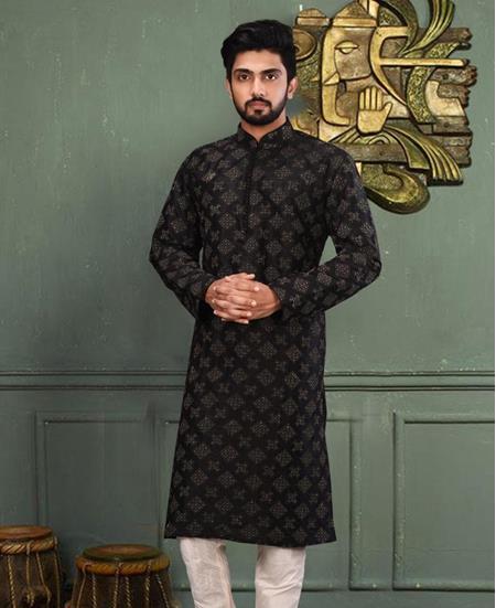 Picture of Ideal Black Kurtas