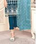 Picture of Classy Blue Straight Cut Salwar Kameez