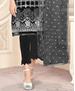 Picture of Gorgeous Black Straight Cut Salwar Kameez