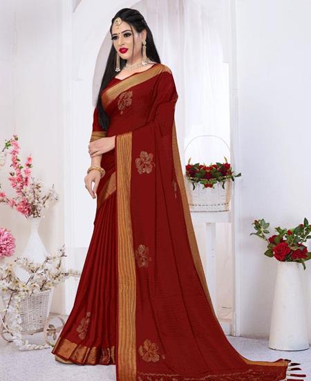 Picture of Resplendent Merron Casual Saree